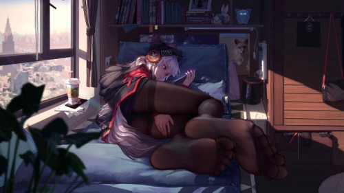 性感帅气的动漫女孩壁纸集 预览展示图 1