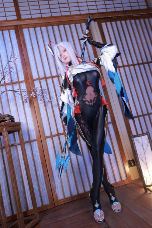 水淼aqua – 原神 申鶴 + 九条裟羅自拍 预览展示图 2