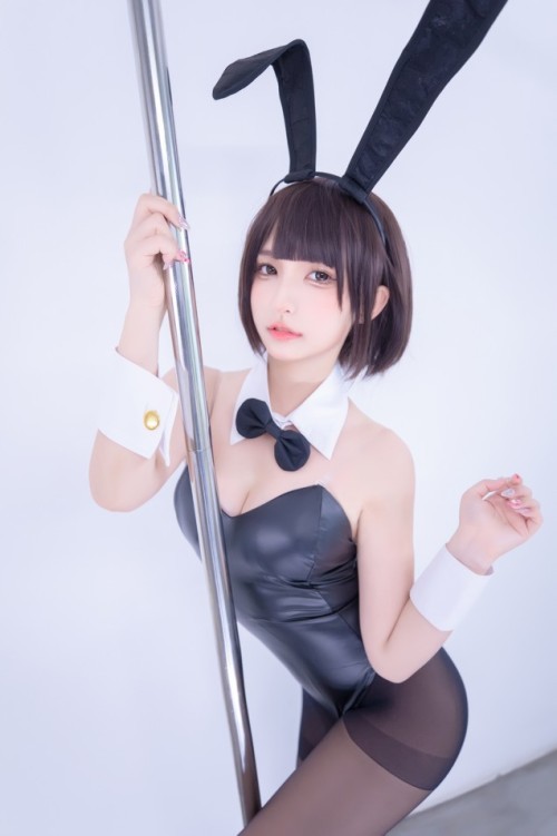 神楽坂真冬 - 兔女郎与钢管《バニーバブル》 预览展示图 4