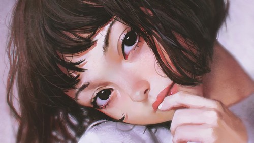 动漫女孩艺术4K壁纸 预览展示图 4