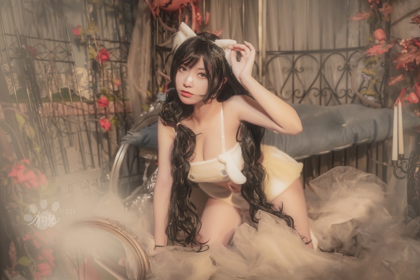 棕桠阿狗崽 - 玉桂狗睡衣 [18P-226MB]