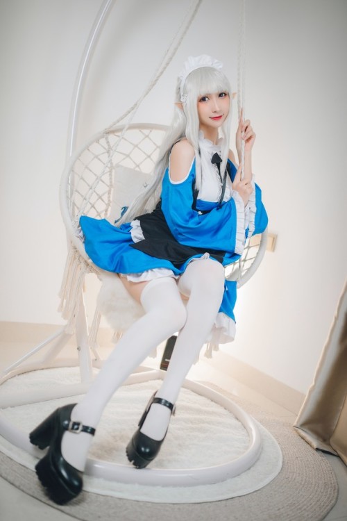 贝儿酱Miki - 艾米莉亚女仆 预览展示图 3