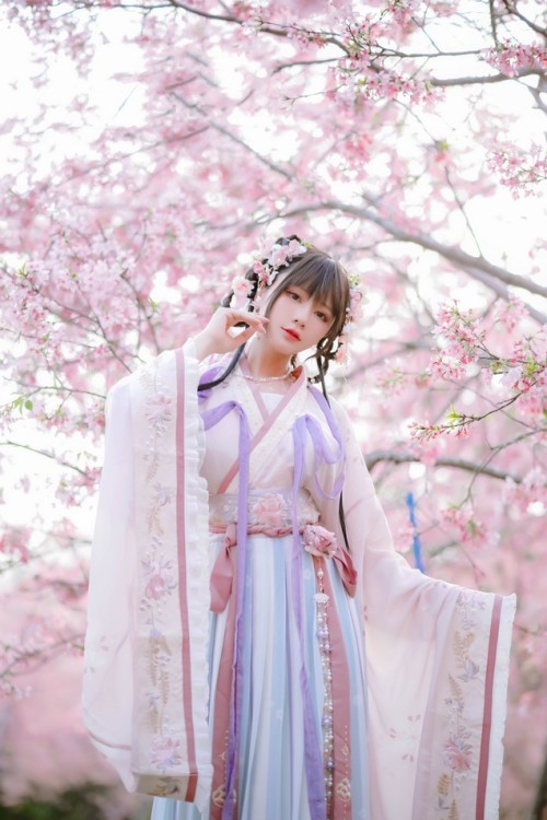 Nyako喵子 - 樱花汉服 花神祈愿 预览展示图 1