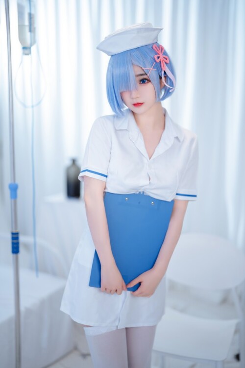 桜井宁宁 – 雷姆护士+Partme05-08月会员合辑 预览展示图 2
