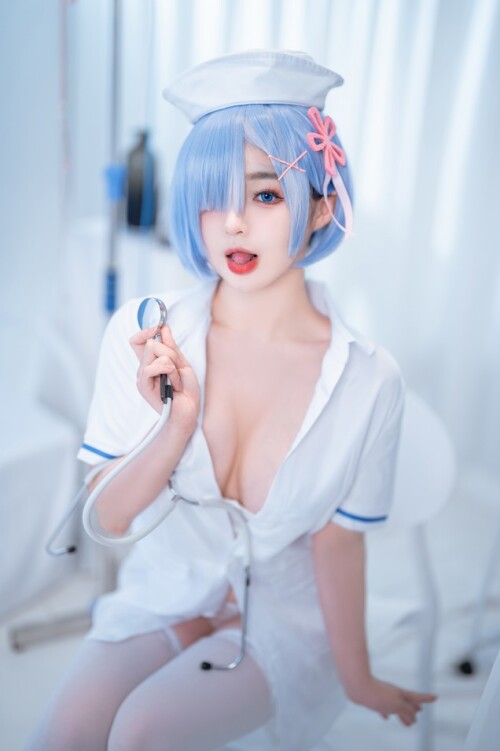 桜井宁宁 – 雷姆护士+Partme05-08月会员合辑 预览展示图 1