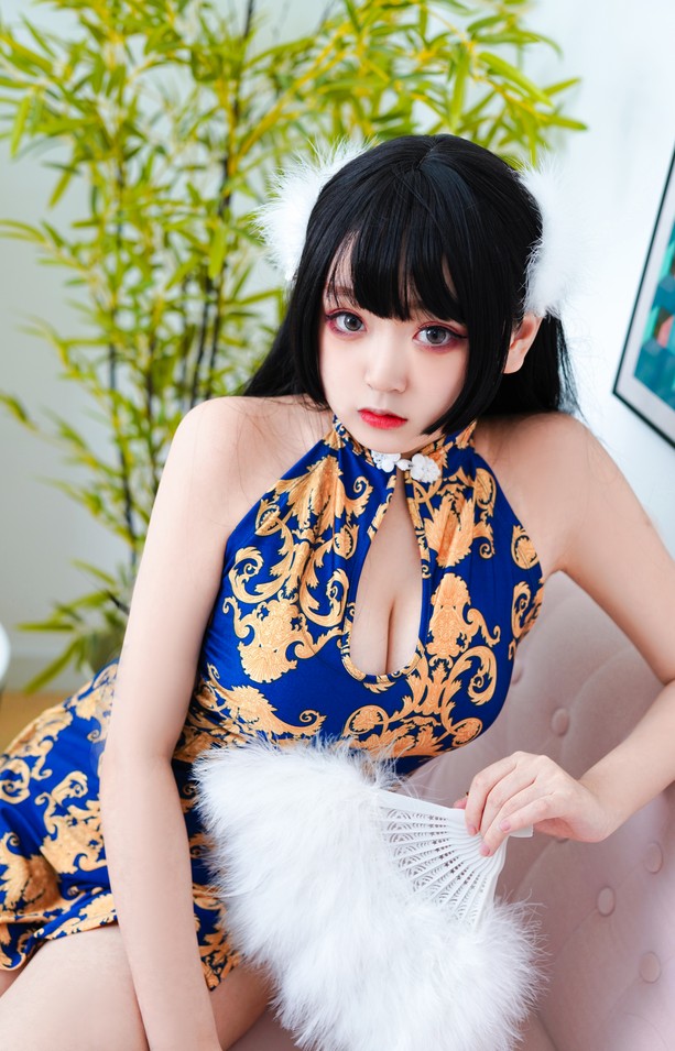 恩田直幸 – 蓝色旗袍 [52P-1.06GB]