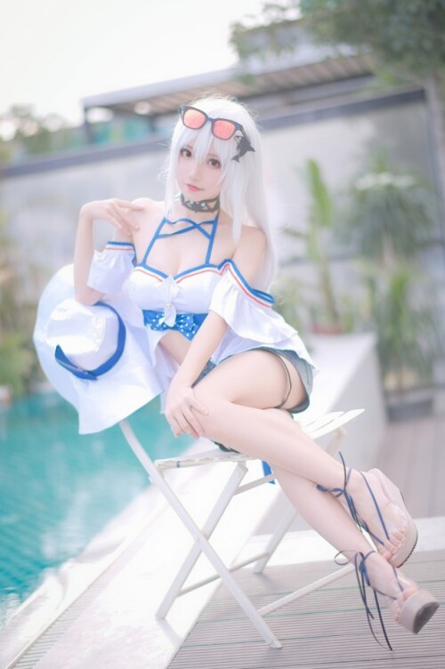 花柒Hana - 斯卡蒂泳装 预览展示图 2