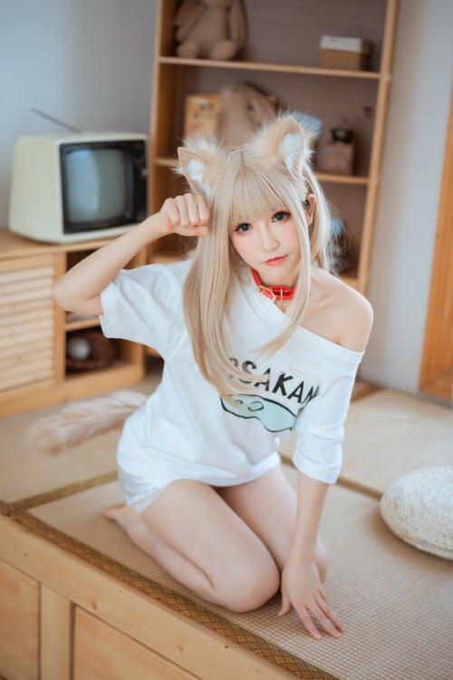 Coser衣衣 – 猫娘 黄豆粉+玛丽萝丝泳装 2套 预览展示图 3