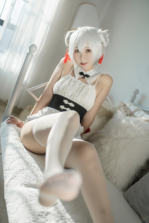 羽生三未 – 蓝白私房+中華厨娘 2套 预览展示图 3