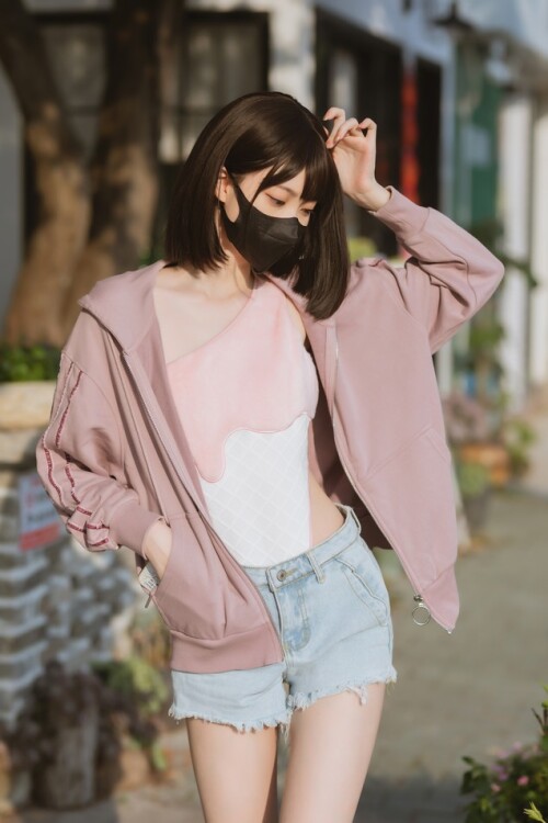 许岚LAN – 冰淇淋+短裙女仆 2 套 预览展示图 2