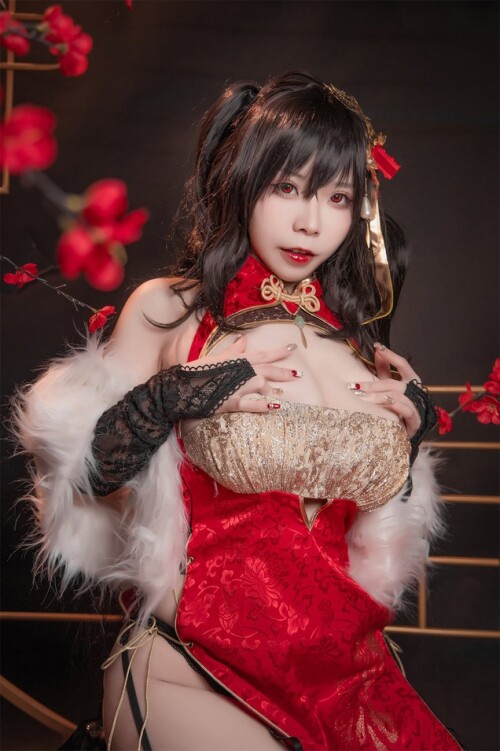 无颜小天使wy - 碧蓝航线 大凤红旗袍 预览展示图 2