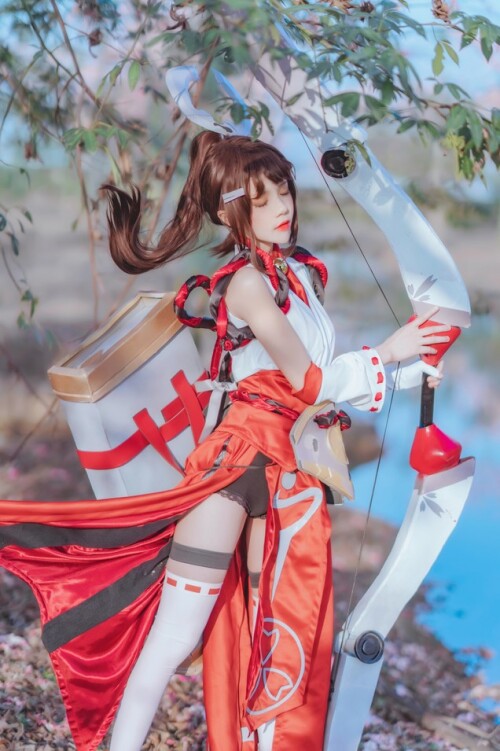 桜桃喵 - 花见巫女 预览展示图 3