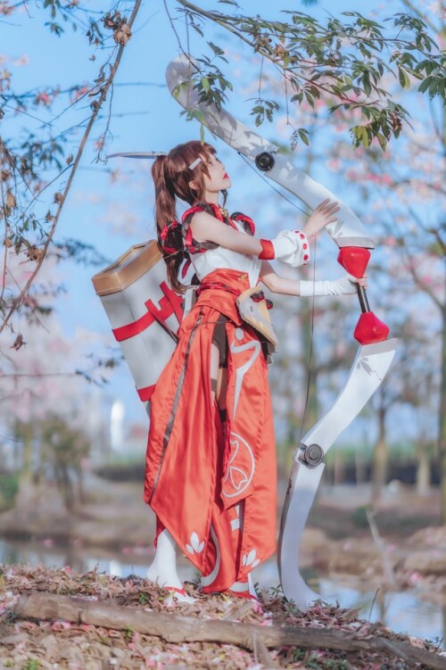 桜桃喵 - 花见巫女 预览展示图 2