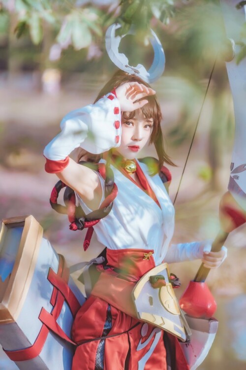 桜桃喵 - 花见巫女 预览展示图 1