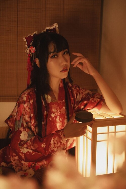 不呆猫 - 绳子和服 预览展示图 1