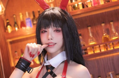 水淼aqua - 蛇喰梦子同人兔女郎 预览展示图 1