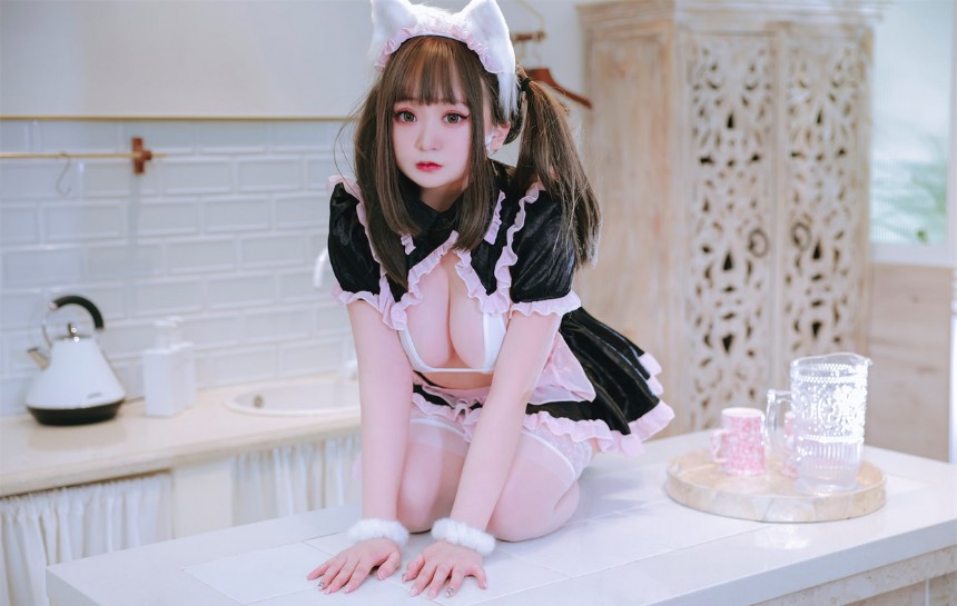 恩田直幸 - 猫耳黑粉女仆[45P-202MB]