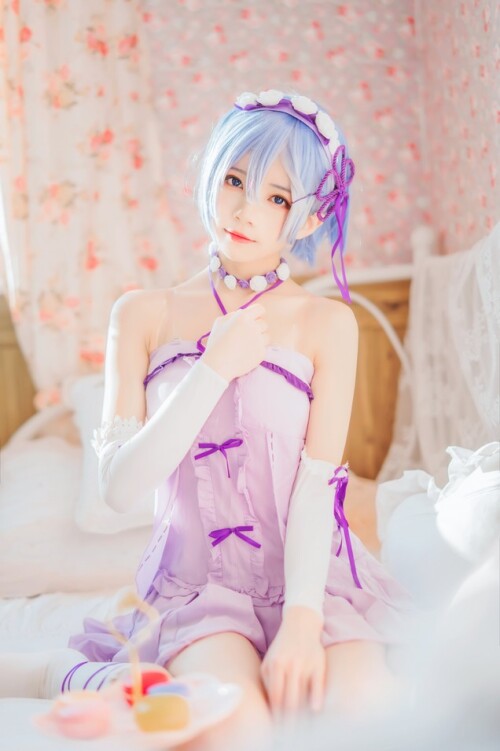 桜桃喵 - 蕾姆小睡裙 预览展示图 2