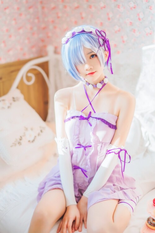 桜桃喵 - 蕾姆小睡裙 预览展示图 3