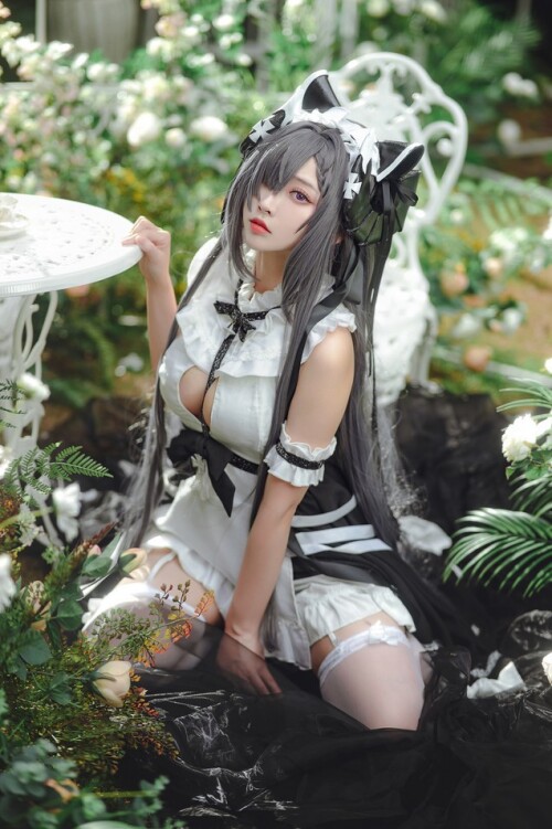 宮本桜 - 奥古斯特 女仆装 预览展示图 2