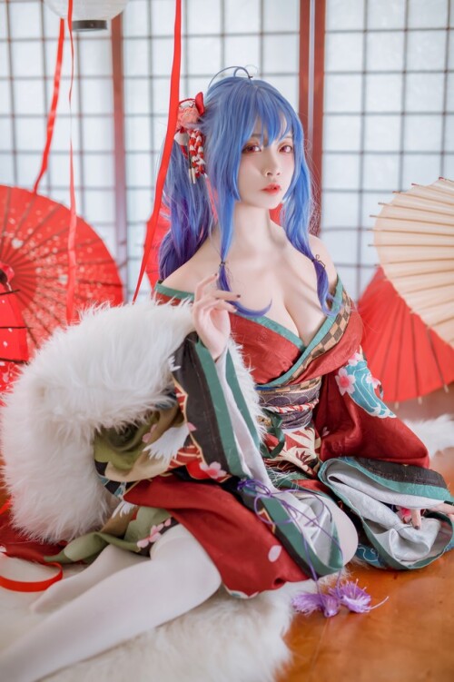 二佐Nisa - 碧蓝圣路易斯和服 预览展示图 3