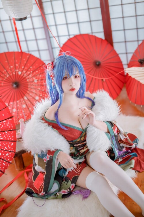 二佐Nisa - 碧蓝圣路易斯和服 预览展示图 1
