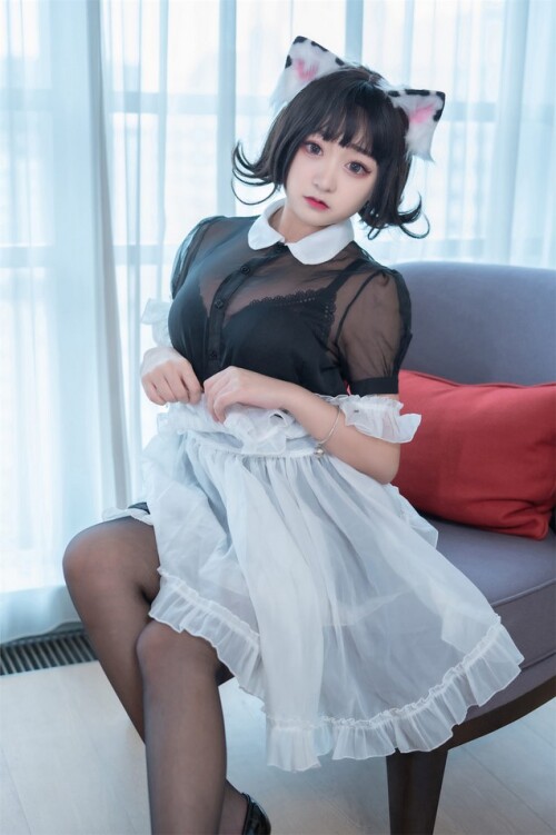恩田直幸 - 奶牛猫女仆 预览展示图 2