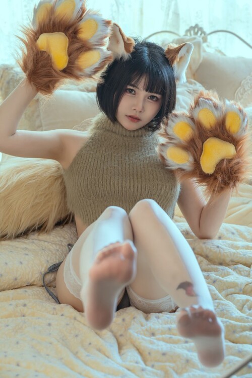 七月喵子 - 幻想兽娘集日食 牙牙 预览展示图 2