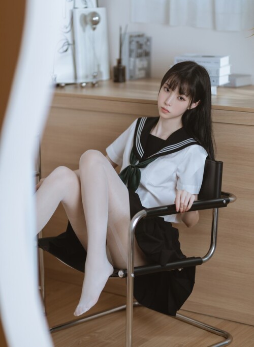 许岚LAN – 白丝水手服 [40P-608MB]