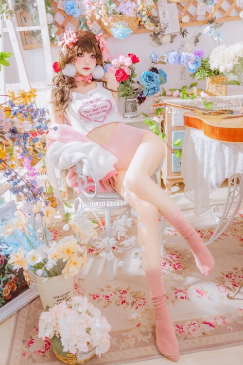 南桃Momoko - 少女吉他与蝴蝶结 预览展示图 4