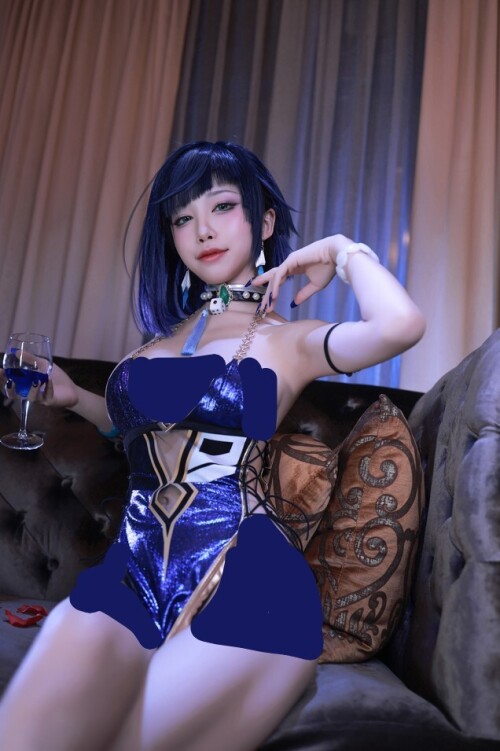 水淼aqua - 原神 夜蘭 ドレス 预览展示图 1