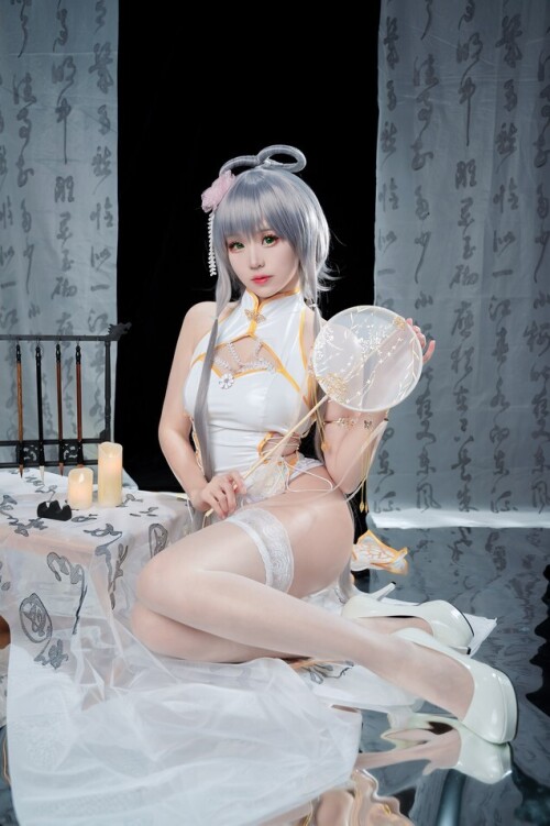 miko酱ww - 洛天依旗袍 预览展示图 2