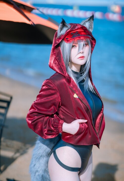 百合欧皇子 - 明日方舟 轻风 LB01 红 预览展示图 1