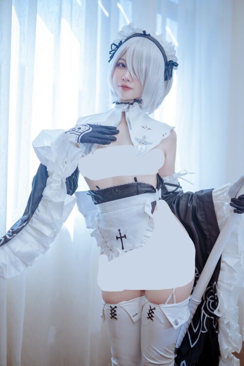 二佐Nisa - 2B女仆 预览展示图 2