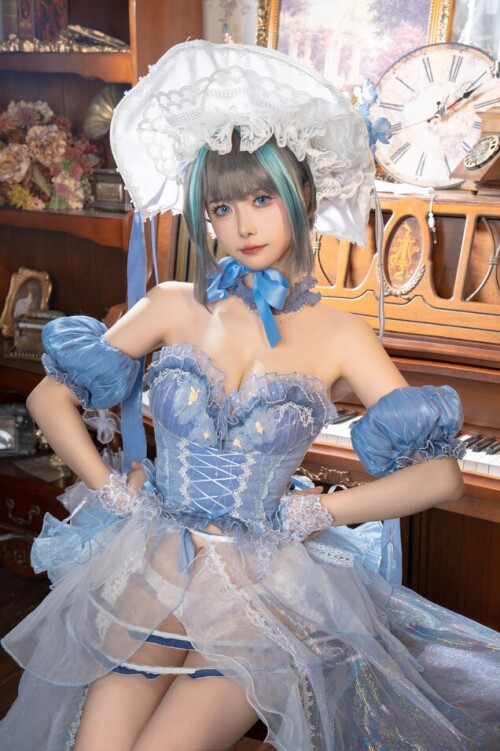 Momoko葵葵 - 柴郡本 礼服+旗袍 预览展示图 7