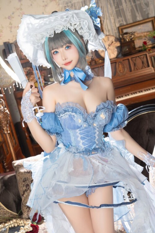 Momoko葵葵 - 柴郡本 礼服+旗袍 预览展示图 6