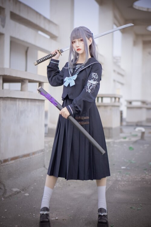 奶豹豹 - JK水手服 预览展示图 1