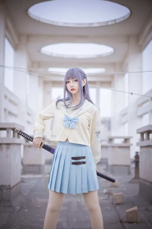 奶豹豹 - JK水手服 预览展示图 5
