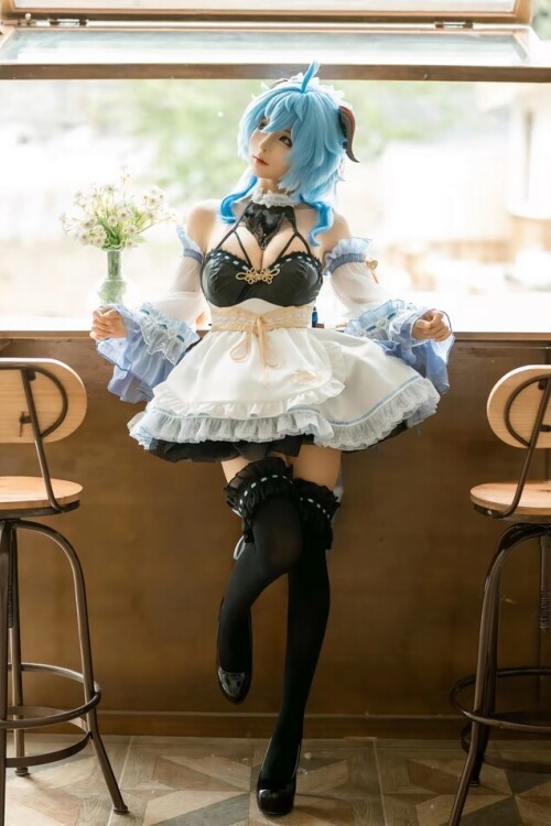 蠢沫沫 - 甘雨女仆 预览展示图 3
