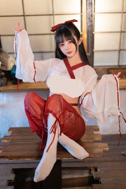 桜井宁宁 - 巫女 预览展示图 2