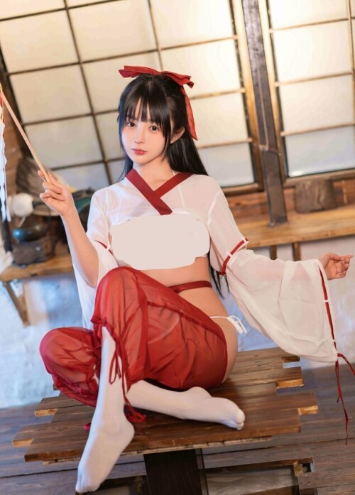 桜井宁宁 - 巫女 预览展示图 1