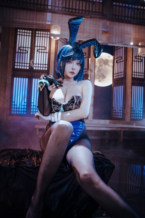 秋和柯基 - 夜兰 兔女郎 预览展示图 4