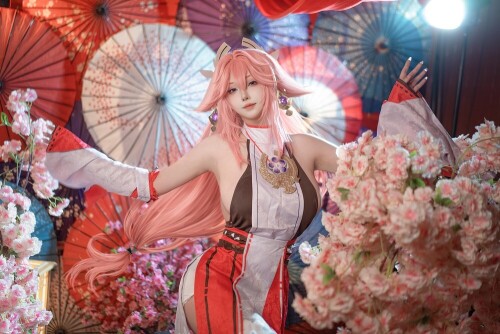 菌烨tako - 23.02月舰长图 八重神子 预览展示图 2
