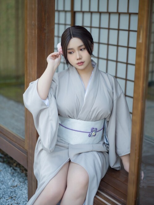 麻花酱 - 兽耳和服3套 预览展示图 3