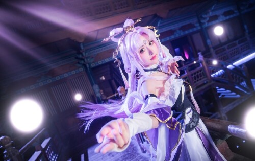 紫氯氯 - 符玄cos 预览展示图 4