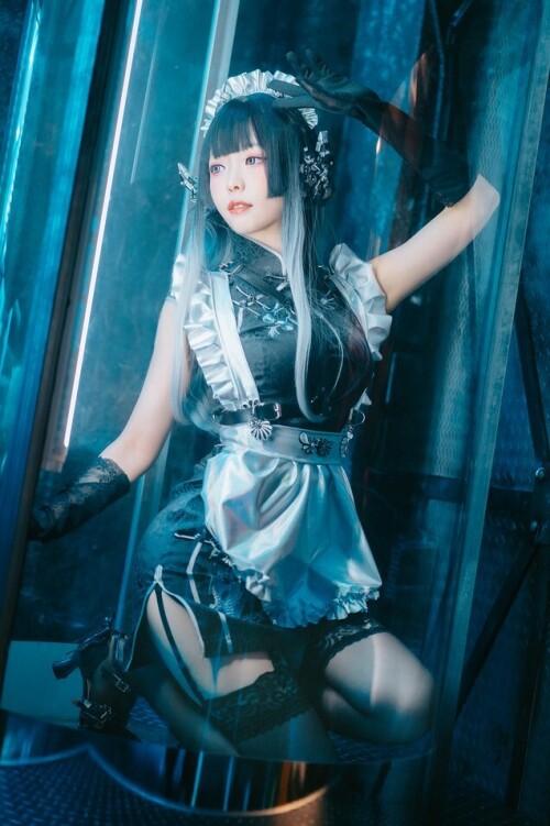 ElyEE子 -【CYBER MAID】賽博女僕 2 套 预览展示图 6