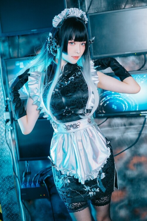 ElyEE子 -【CYBER MAID】賽博女僕 2 套 预览展示图 7