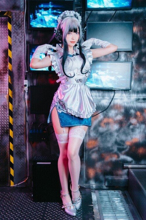 ElyEE子 -【CYBER MAID】賽博女僕 2 套 预览展示图 3