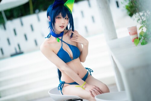 阿包也是兔娘 - 花园泳装 预览展示图 2