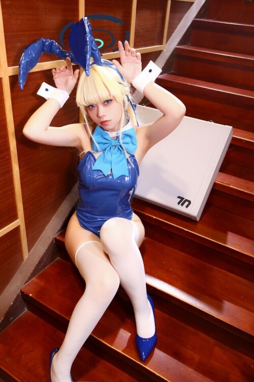 G44不会受伤 - 碧蓝档案 飞鸟马时 兔女郎 预览展示图 2